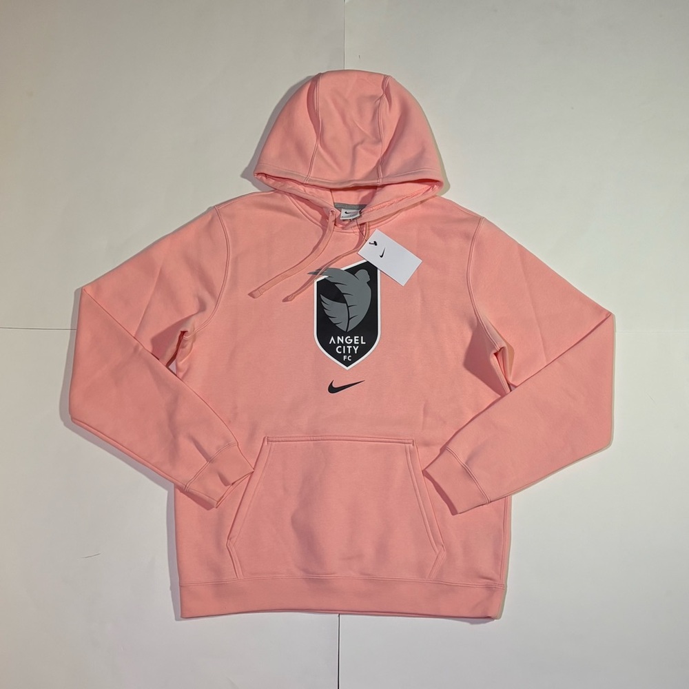 Nike Angel City FC Club Fleece Hoodie Pullover Sweatshirt